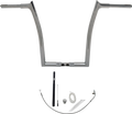 1-1/4" EZ Install Pointed Top Handlebar Kit for Harley (16", Chrome)
