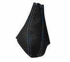 E Brake Boot Cover for BMW F30 F31 F32 F33 F34 F35 (2014–2019) Carbon Fiber Blue Stitch