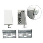 2X Wall Mount Fixed Support Bracket for Cupboard (Universal Fit)