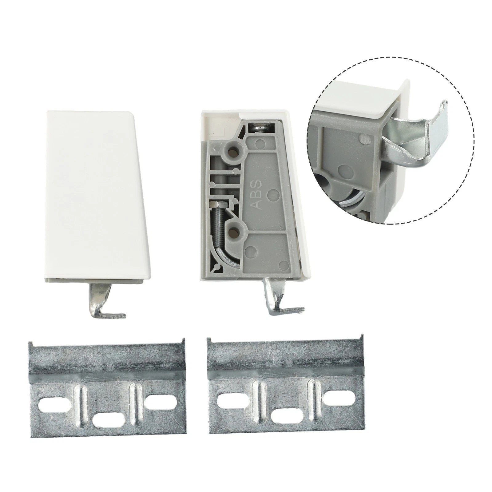 2X Wall Mount Fixed Support Bracket for Cupboard (Universal Fit)