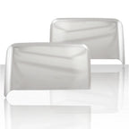 Upper Towing Mirror Covers /w turn Signal for 2014-2018 GMC Sierra 1500 - Chrome