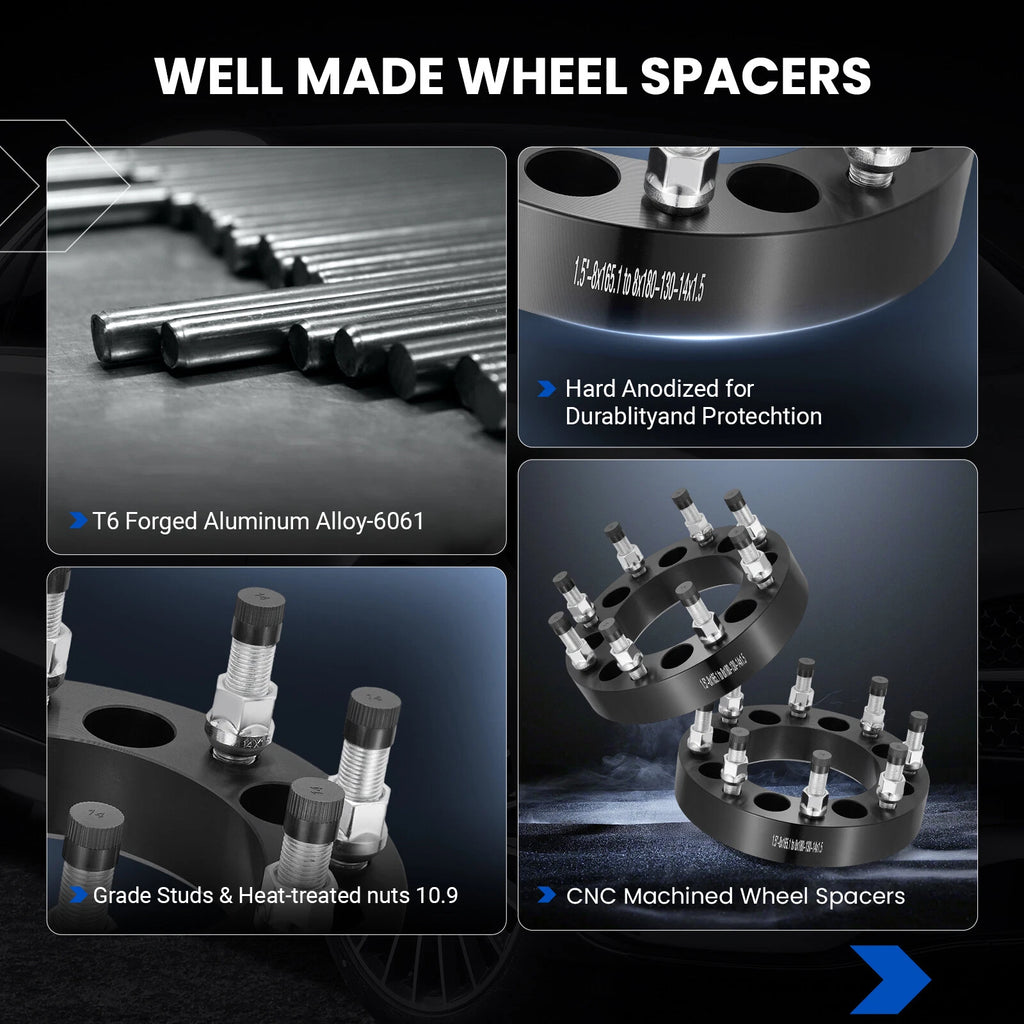 Wheel Spacer Adapter for Chevy Silverado 1500 2500 (2001-2019)