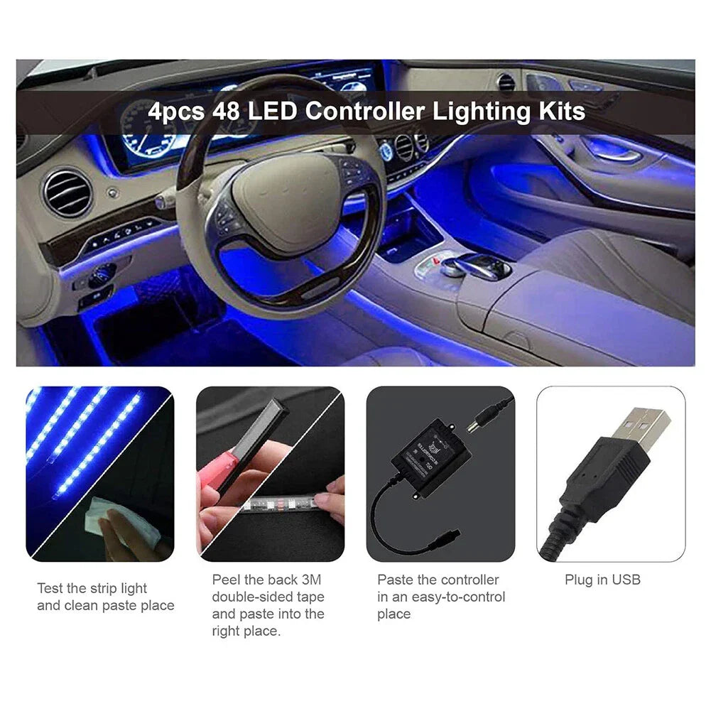 RGB Remote Control LED Floor Atmosphere Light Decorative Foot Lamp