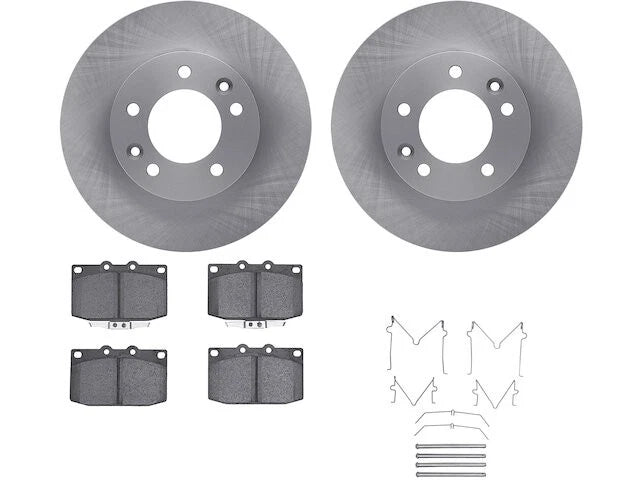 Front Brake Pad and Rotor Kit for Mazda RX7 (1986–1991) SP419HC