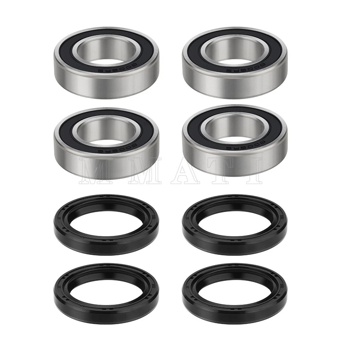 Set of 2 Front Wheel Bearing Seals for Kawasaki Mule (2010–2020)