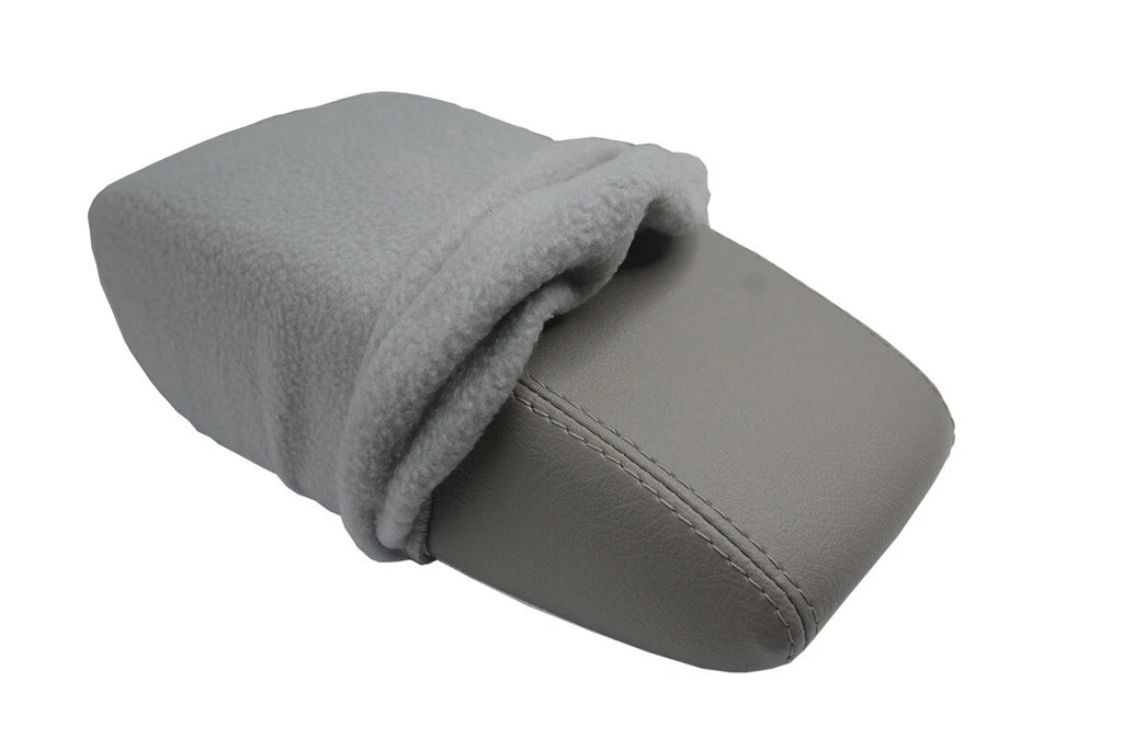 Fleece Console Lid Armrest Cover for Chevrolet Cruze (2016–2018) Gray