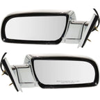 Power Folding Chrome Side View Mirrors for Chevy GMC C/K Suburban