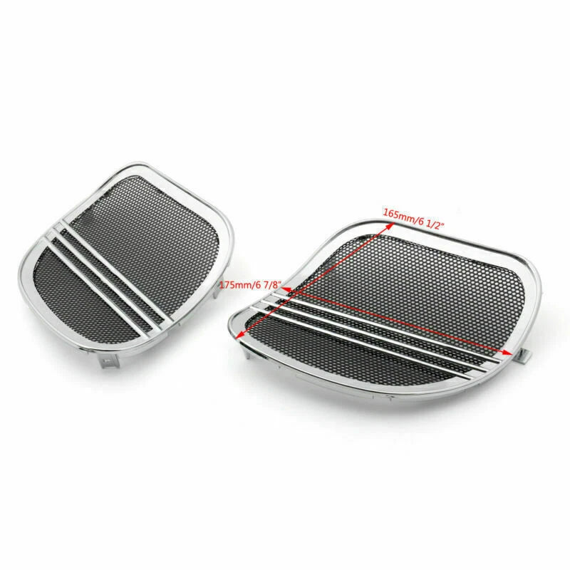 Tri-Line Speaker Cover Grills for Harley Road Glide FLTRX (2015–2018)