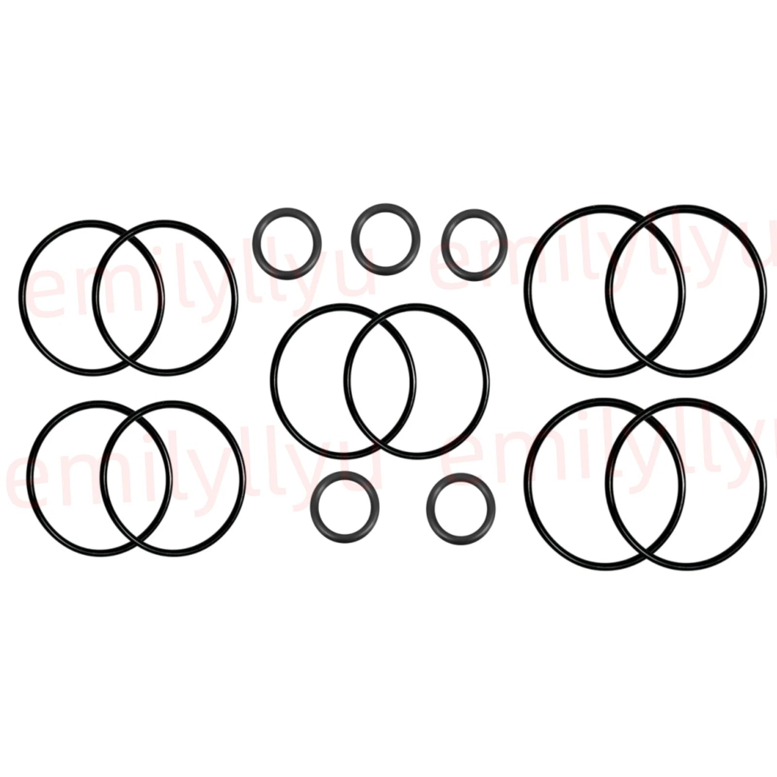Oil Pump O-rings Set of 3 for Suzuki DF DR 125 200 (09280-54001, 09280-60005, 09280-13004)