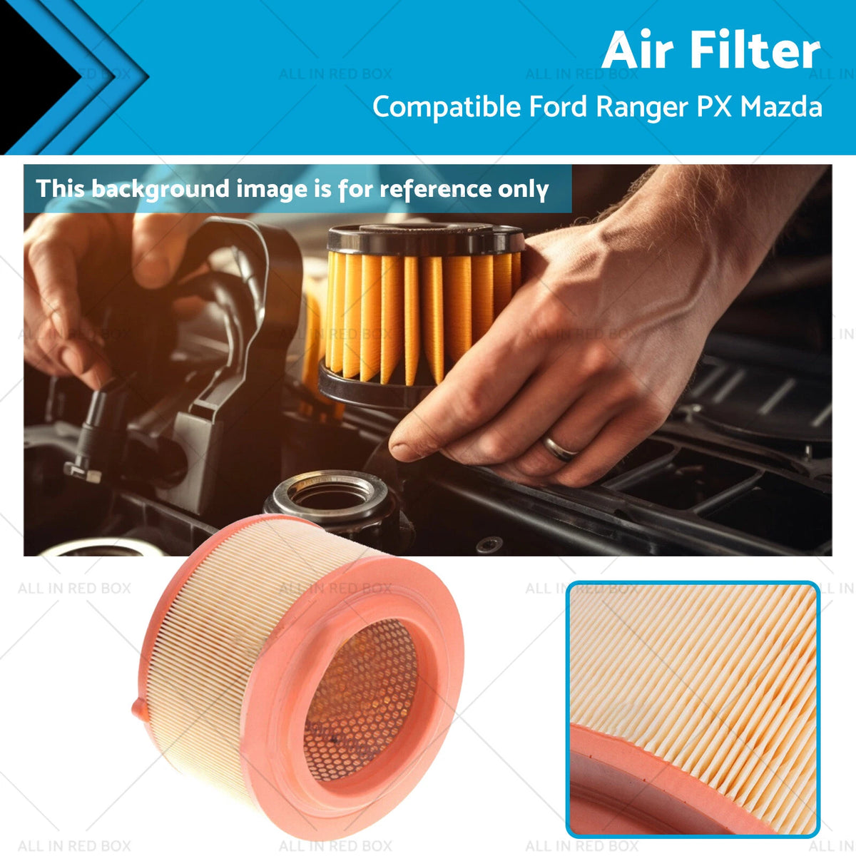 Air Filter A1784 1921356 for Ford Ranger PX Mazda BT-50 (2011–2023)