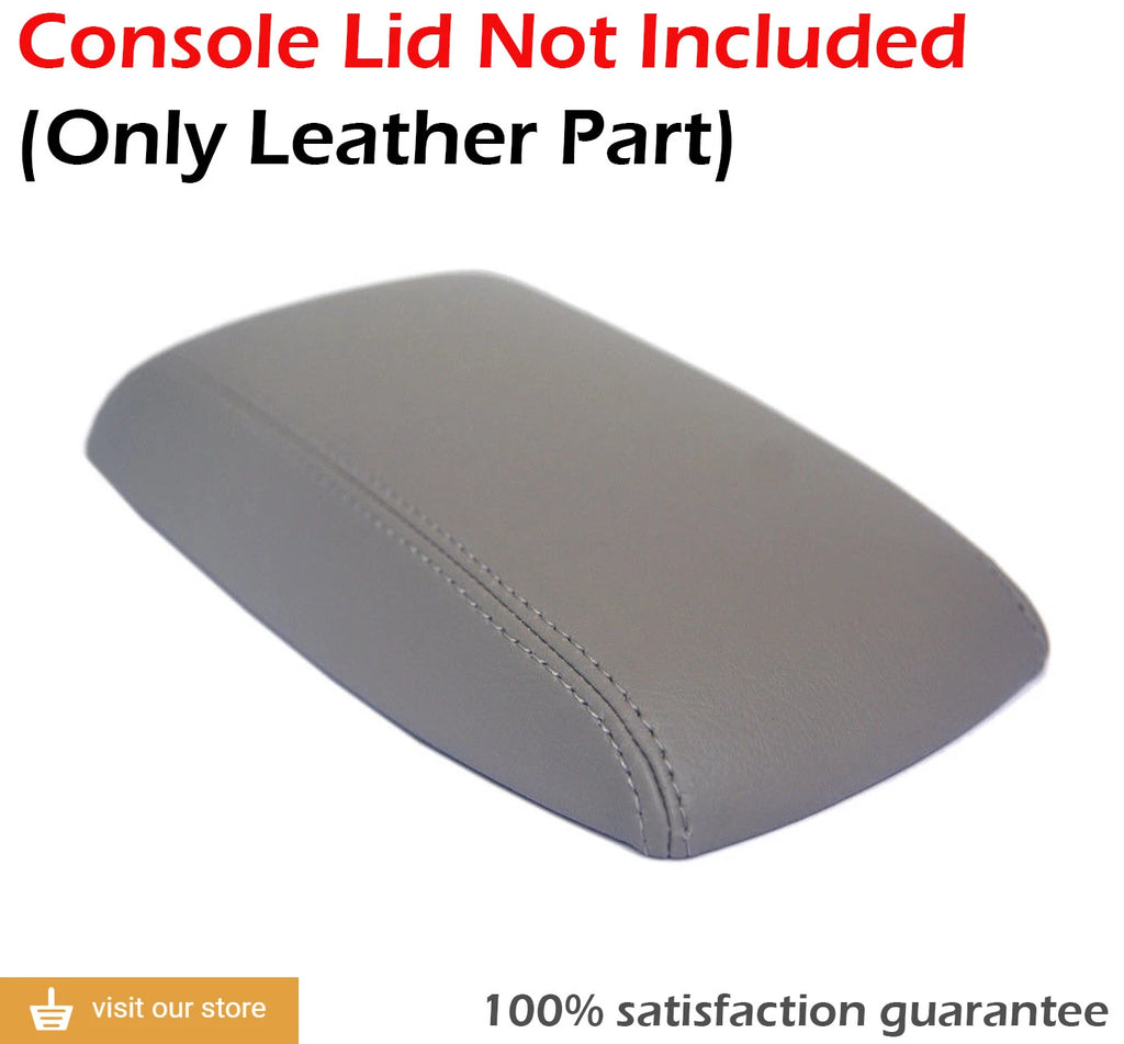 Center Console Armrest Cover for Toyota Corolla (2014–2019) Gray Leather