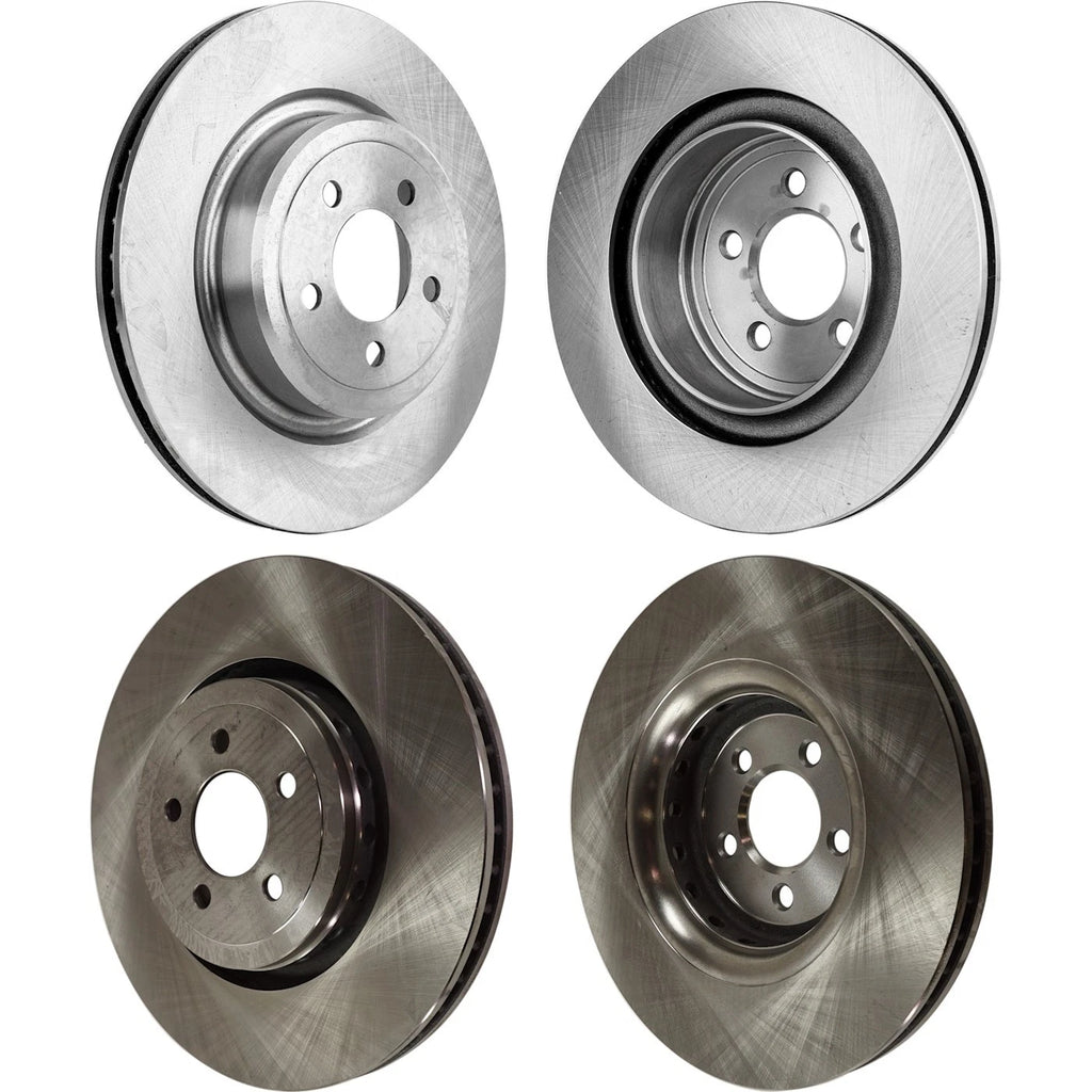 Set of 2 Front and Rear Brake Rotors for Dodge Charger (2014–2020)