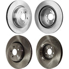 Set of 2 Front and Rear Brake Rotors for Dodge Charger (2014–2020)