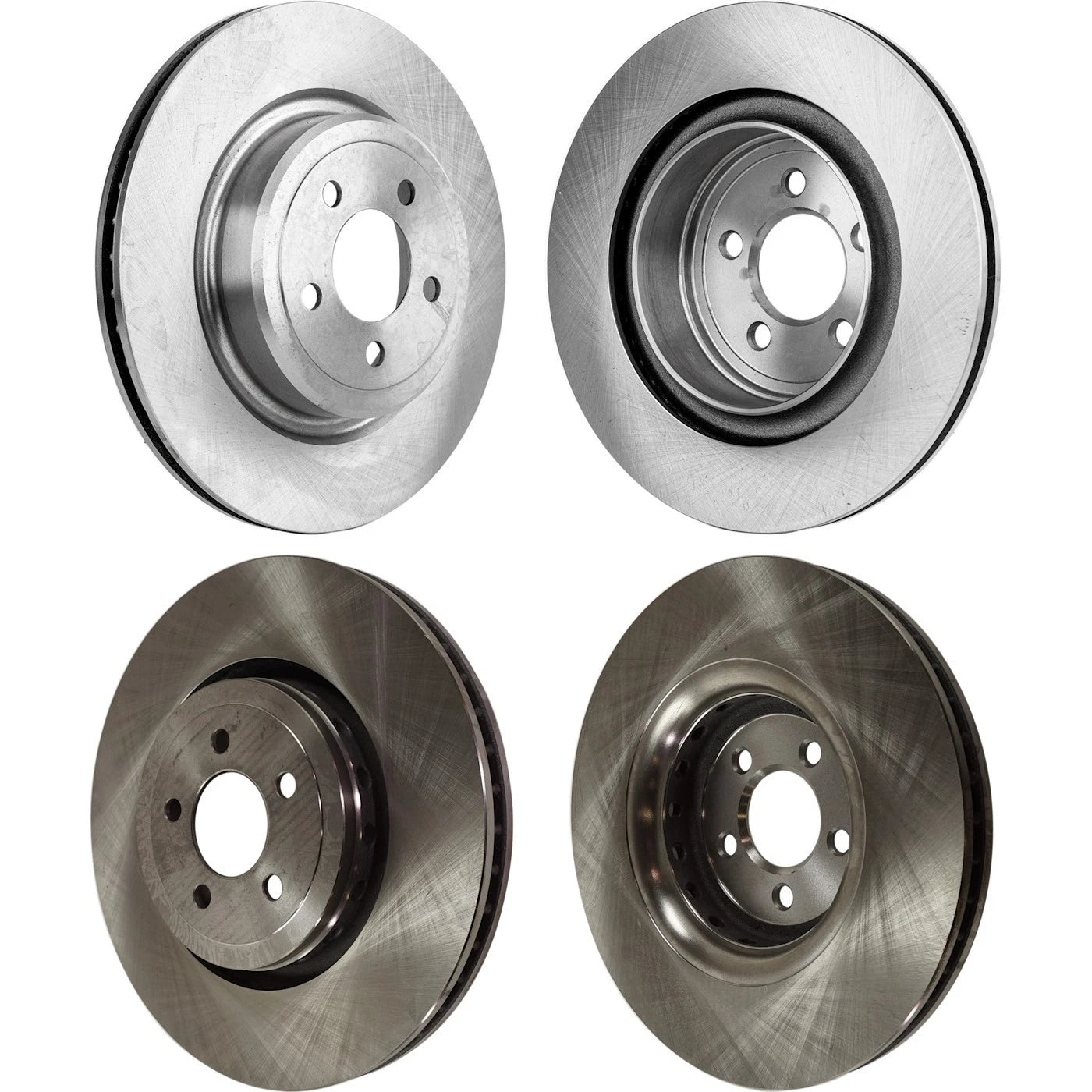 Set of 2 Front and Rear Brake Rotors for Dodge Charger (2014–2020)
