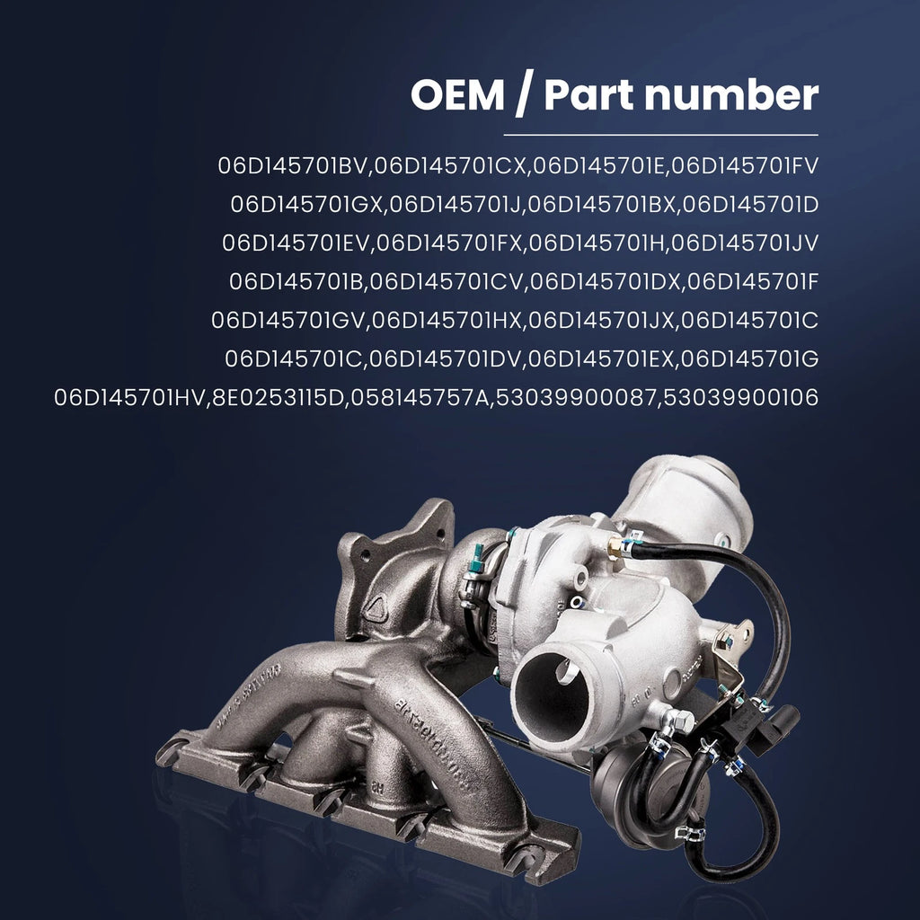 K03 Turbocharger for Audi A4 A6 2.0L TFSI (2005–2008) BWE BUL BGB