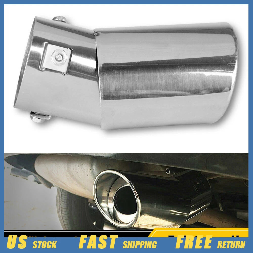 Chrome Exhaust Muffler Tip for Universal Fit (1.75-2.5 in)