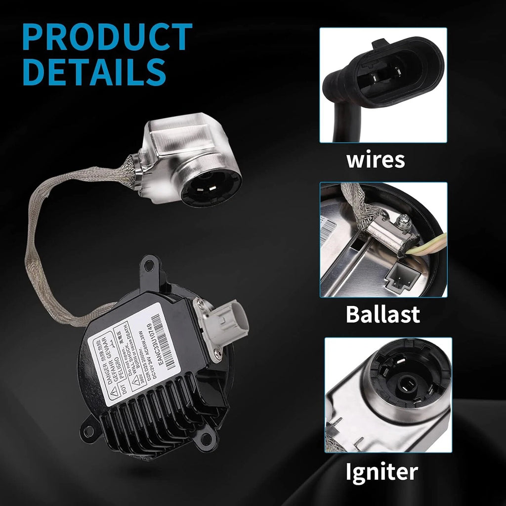 HID Xenon Headlight Ballast Control Igniter for Infiniti G37 G35 (2007–2013)