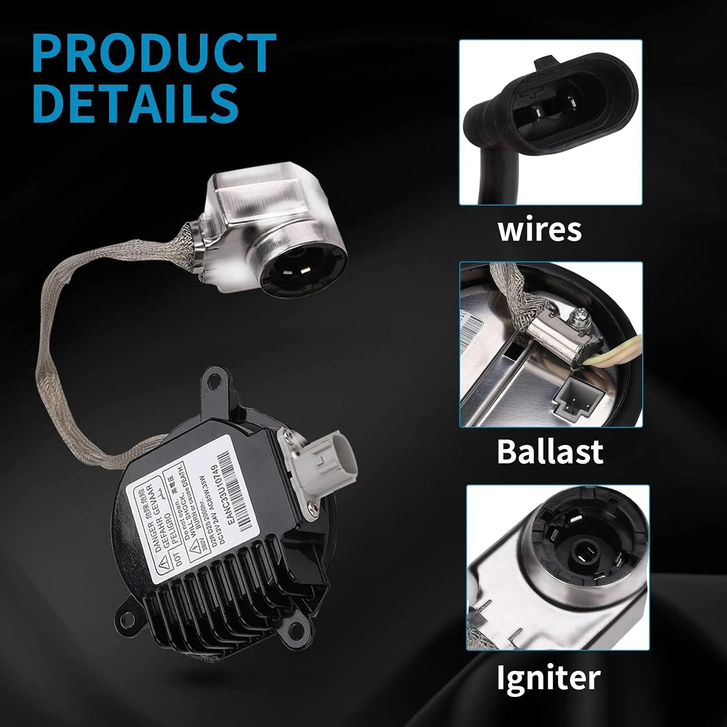 HID Xenon Headlight Ballast Control Igniter for Infiniti G37 G35 (2007–2013)