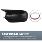 Rearview Mirror Cover Overlay Gloss Black for Dodge Charger (2011-2021)
