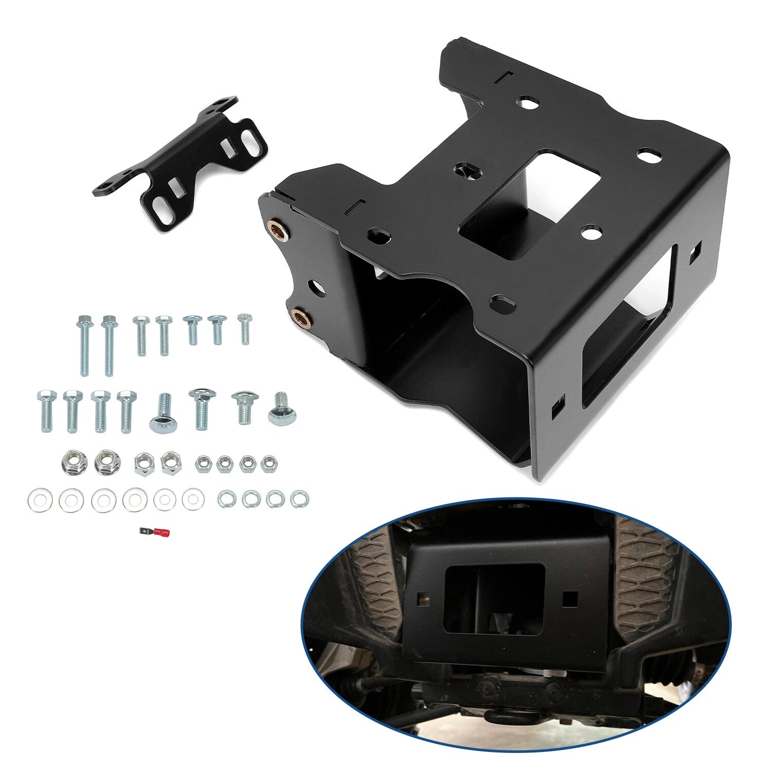 Winch Mount Plate Brackets for Polaris Sportsman 400 450 500 550 570 800 850