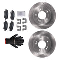 Rear Brake Rotors and Pads Kit for Hyundai Elantra Coupe/GT (2013–2014) S31603