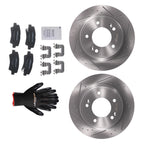 Rear Brake Rotors and Pads Kit for Hyundai Elantra Coupe/GT (2013–2014) S31603