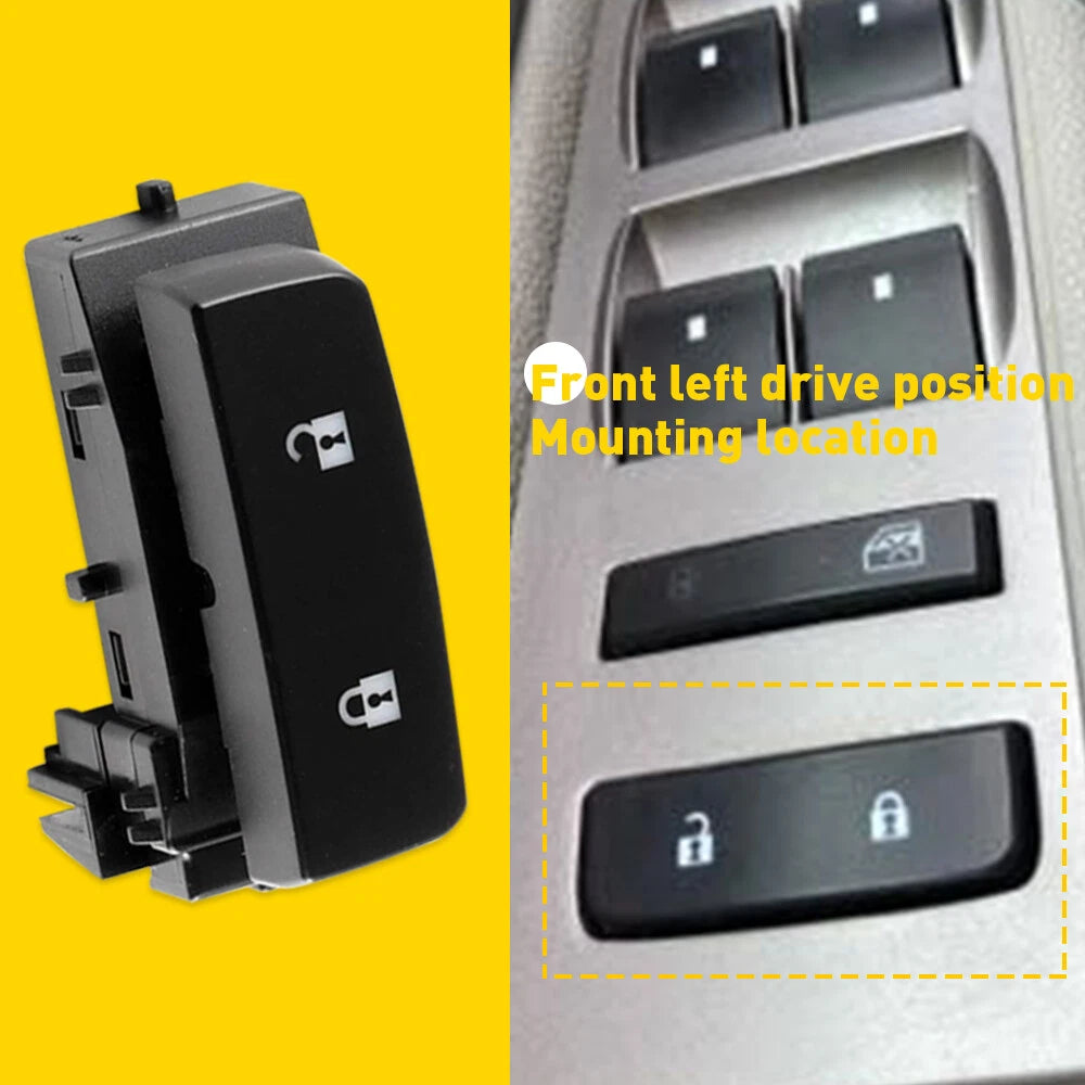 Front Door Lock Switch for Chevy Silverado 1500 GMC (2008–2013)