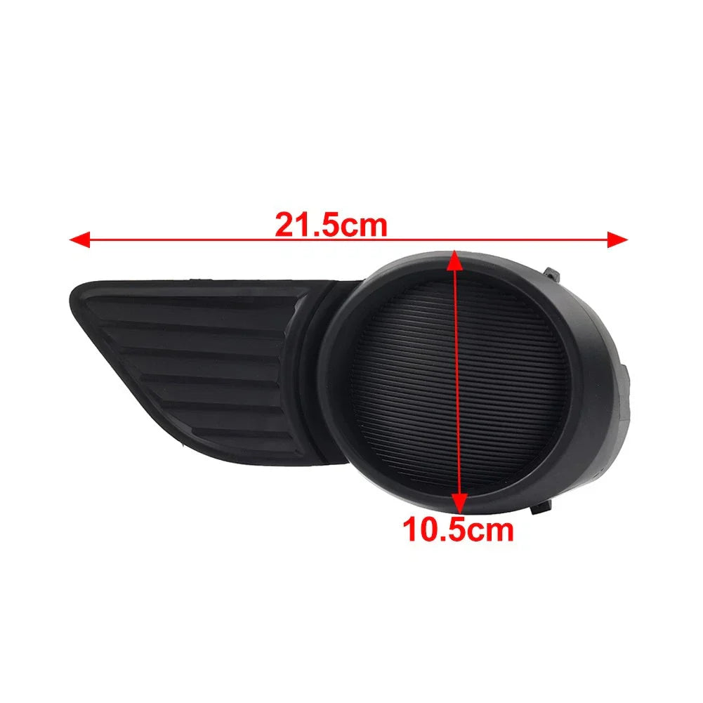 Fog Light Bezel Covers Black for Toyota Sienna (2011-2017)