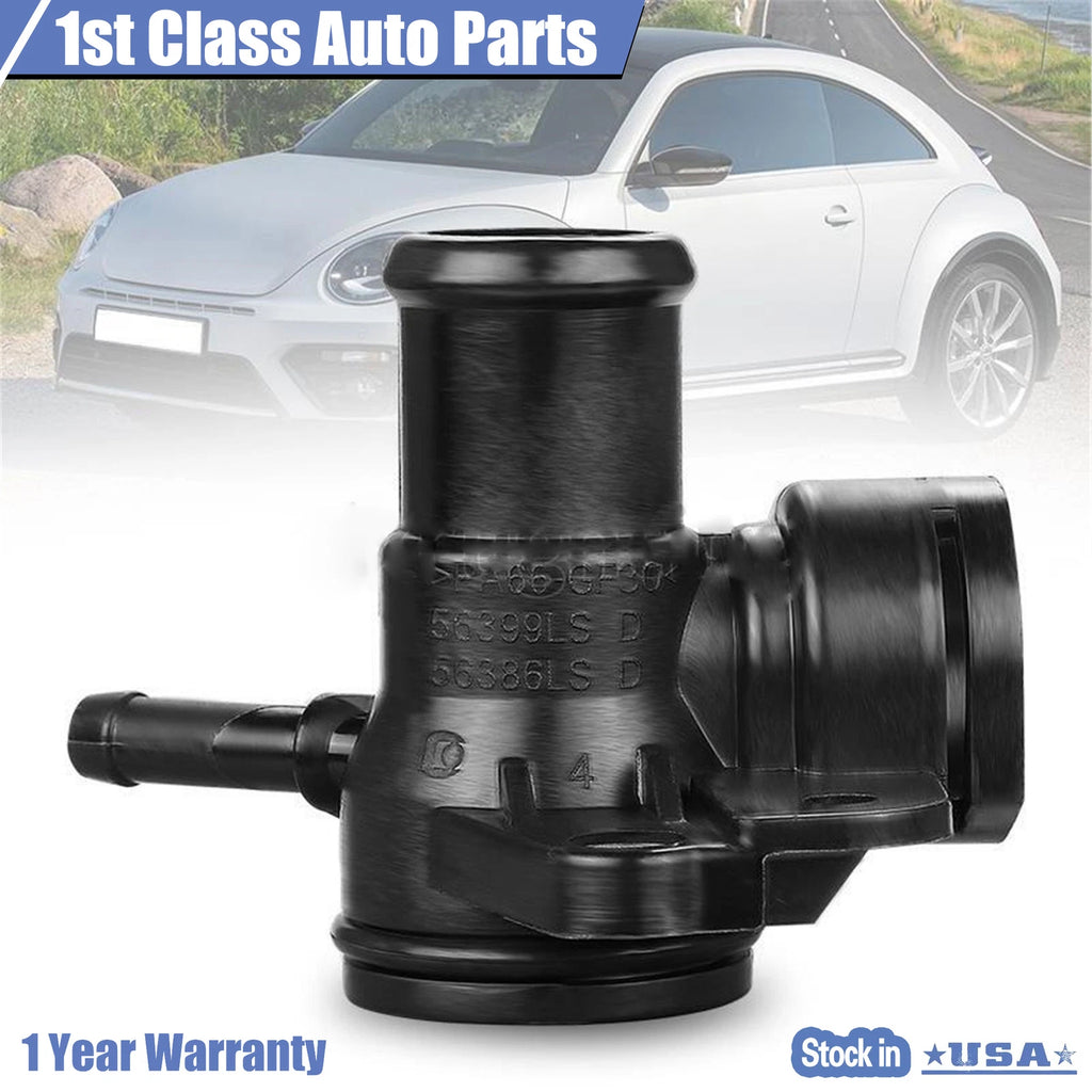 Water Outlet Cooling Hose Connector for Audi TT Quattro VW GTI Tiguan (2008–2016)