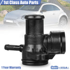 Water Outlet Cooling Hose Connector for Audi TT Quattro VW GTI Tiguan (2008–2016)