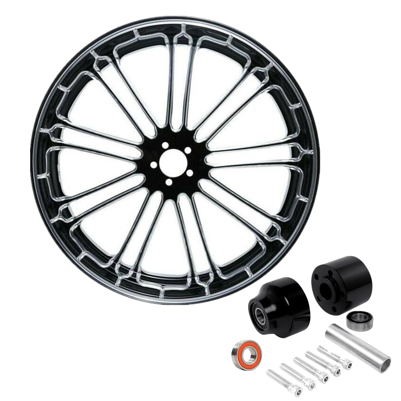 18" x 3.5" Front Wheel Rim & Hub for Harley Street Glide (2008–Present)