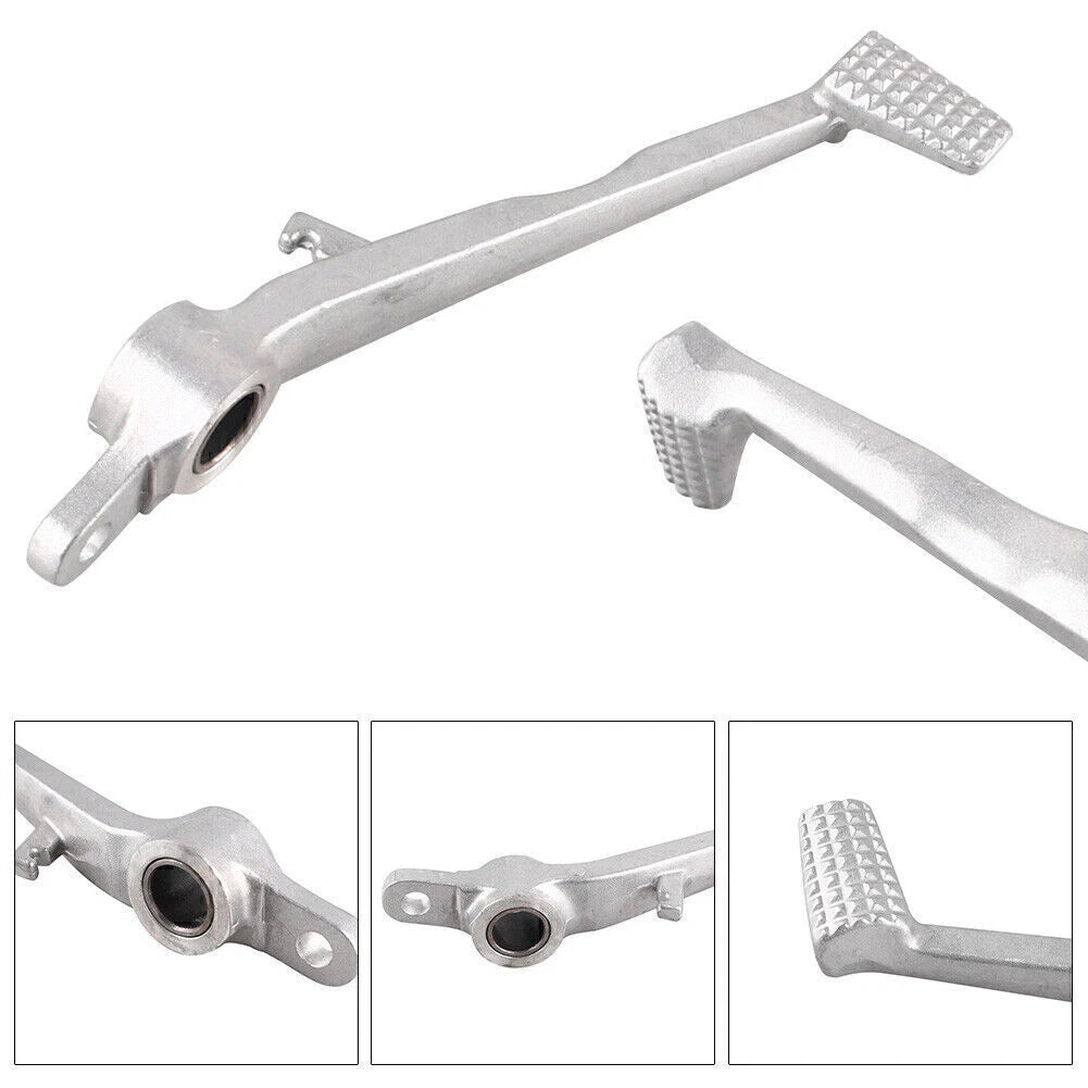 Rear Brake Pedal for Kawasaki ZX6R (2005–2008) & ZX10R (2004–2010) Silver