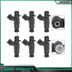 Set of 6 Fuel Injectors for Cadillac CTS SRX STS Buick LaCrosse Rendezvous (3.6L)