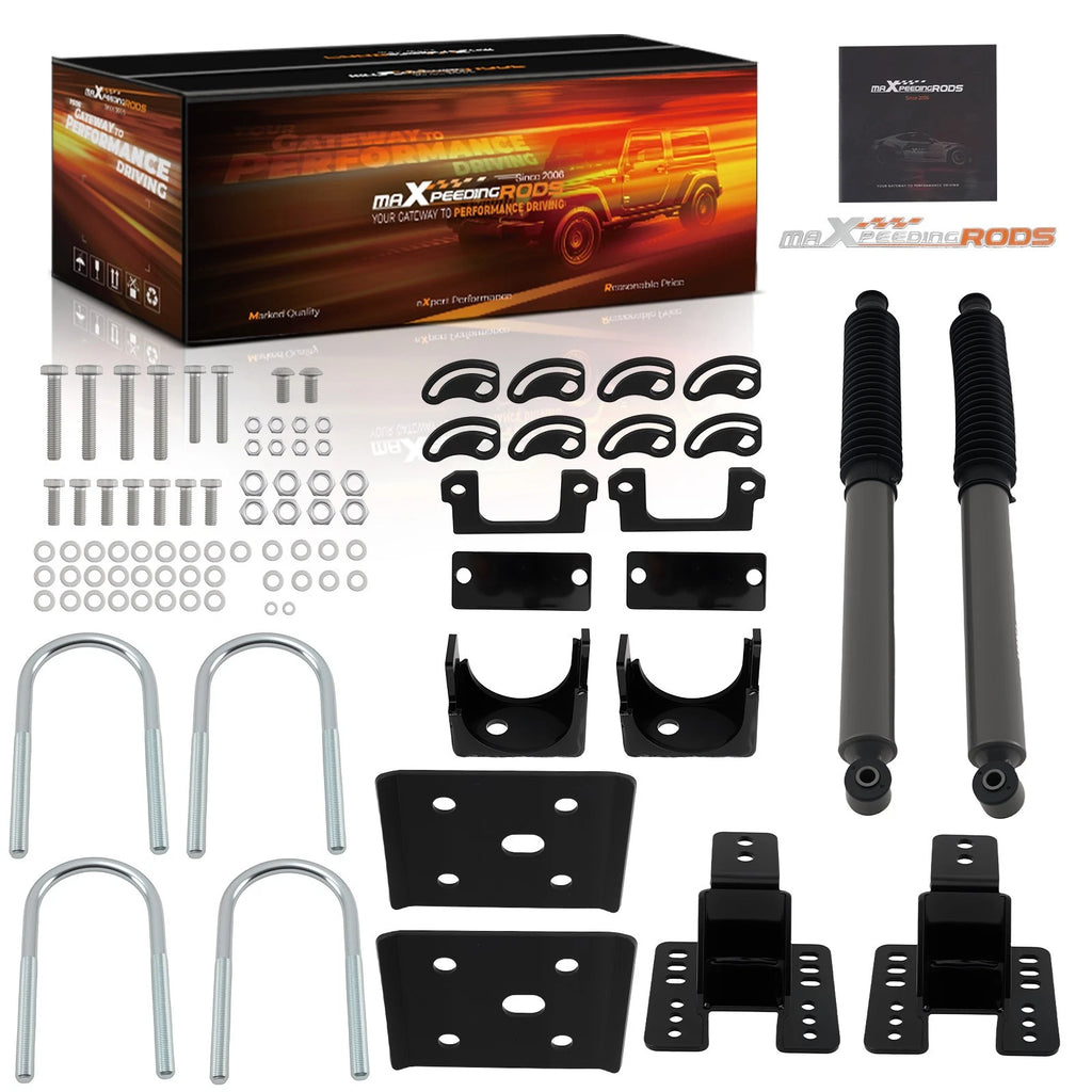 2" Front 4" Rear Lowering Kit for GMC Sierra 1500 2WD (2007–2015)