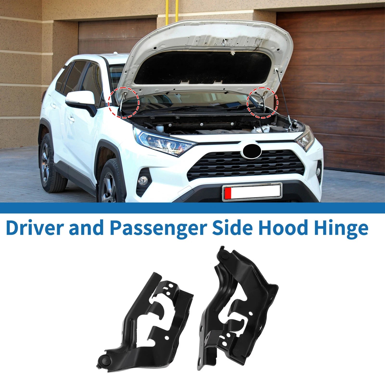 Hood Hinges for Toyota Camry (2012–2014) 5341006190 1 Pair