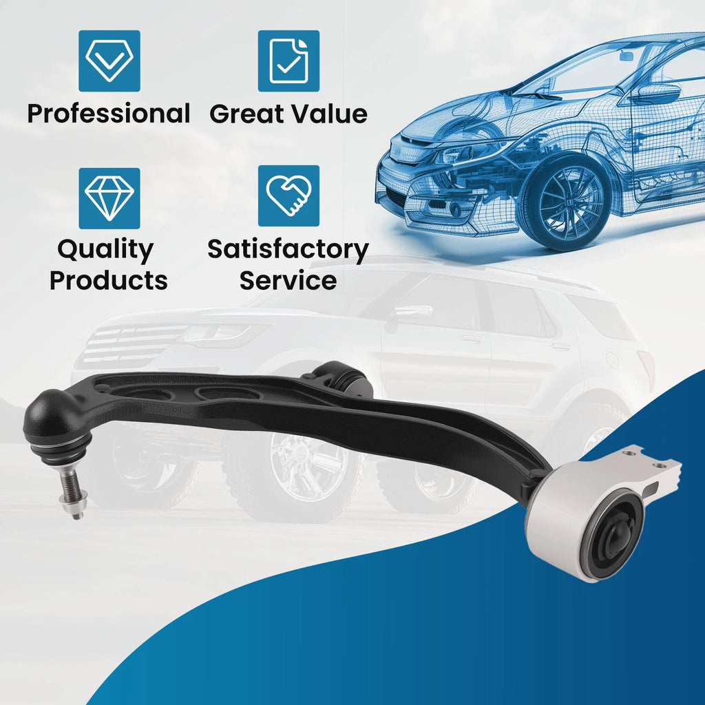 Front Lower Control Arm w/Ball Joint for Lincoln MKT MKS (2013–2019)
