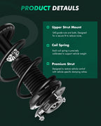 Front Complete Struts w/ Coil Springs for Toyota Highlander (2004–2007)