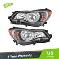 Set of 2 Halogen Headlights for Subaru Impreza Crosstrek (2012–2016)