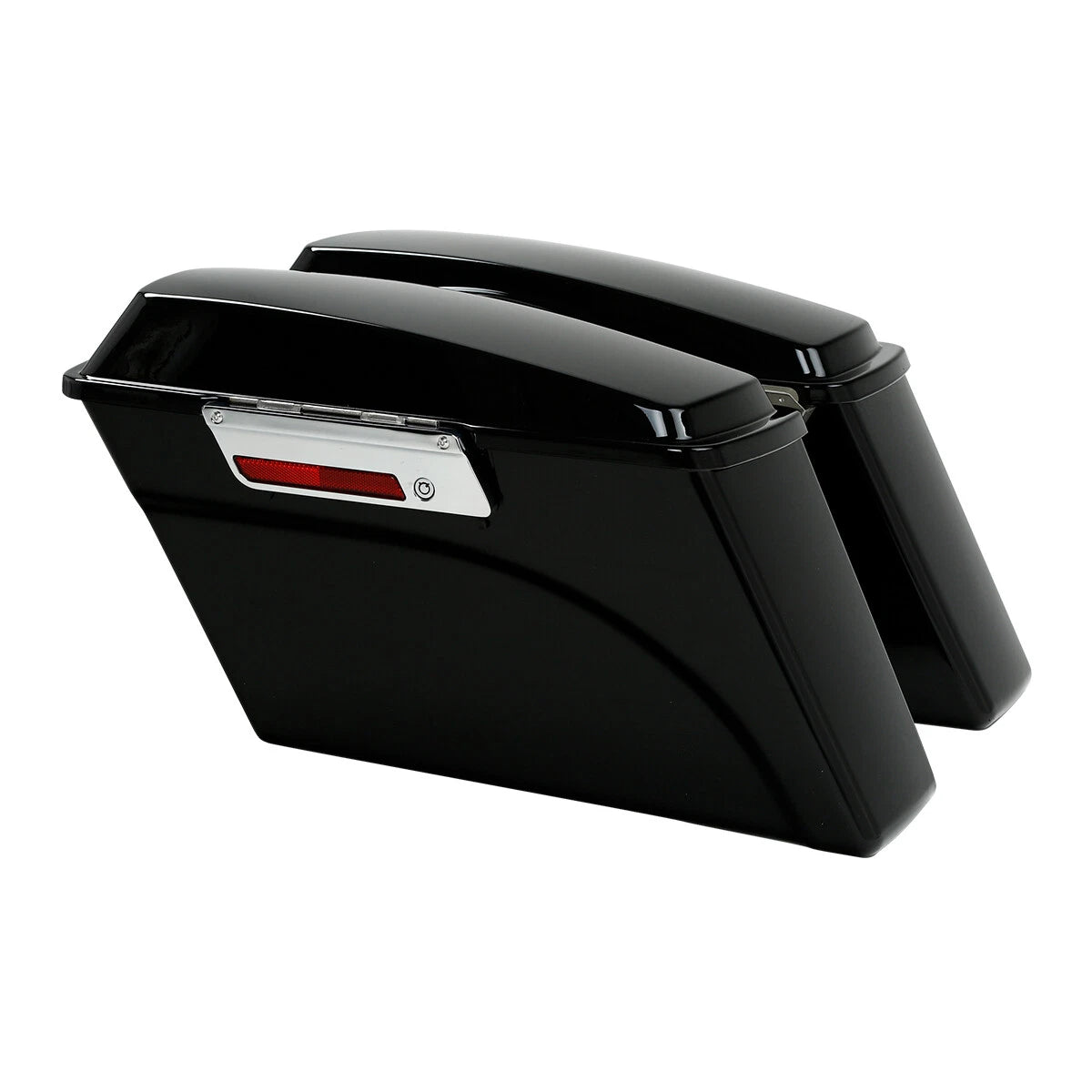 Hard Saddlebags & Conversion Bracket Kit for Harley Dyna FXDB FXDWG FLD (2008–2017)