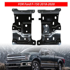 Set of 2 Bumper Mounting Brackets for Ford F-150 (2018–2020) Black