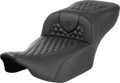 SADDLEMEN Roadsofa Extended Reach Seat for Motorcycle (Without Backrest)