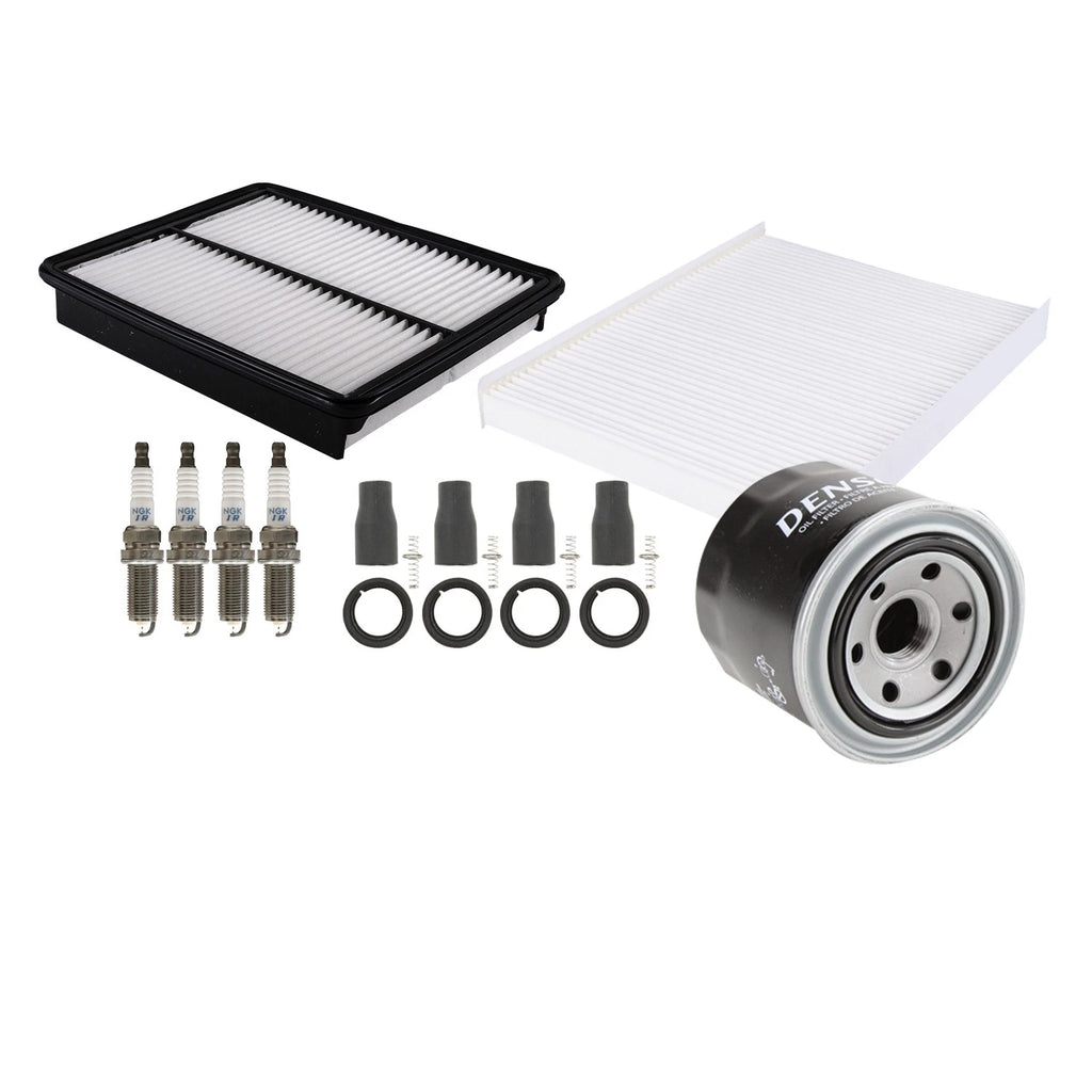 Tune Up Kit with 4 NGK Spark Plugs & Boots for Santa Fe Sorento (2013–2019)