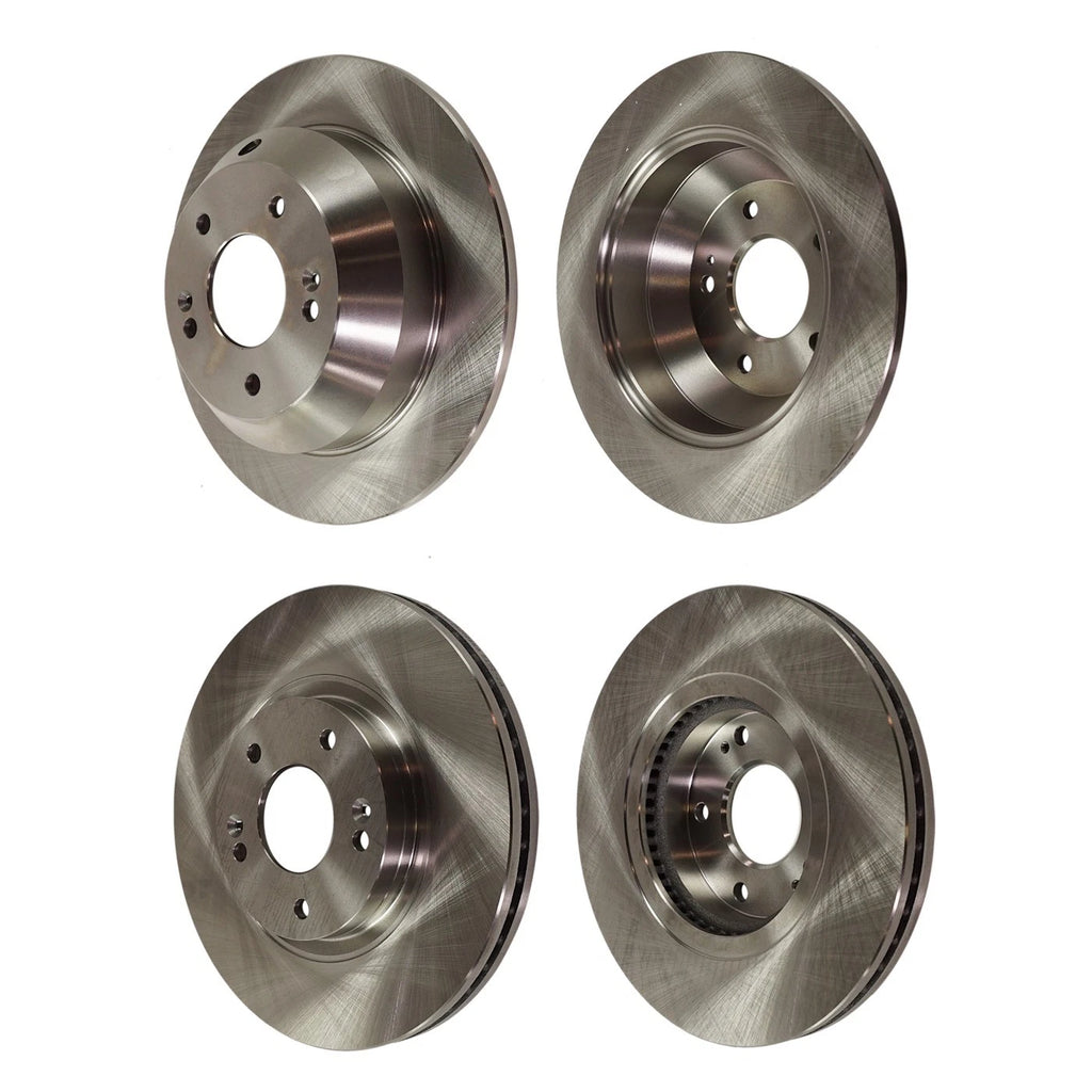 Front and Rear Disc Brake Rotors for Kia Sorento (2011–2014)