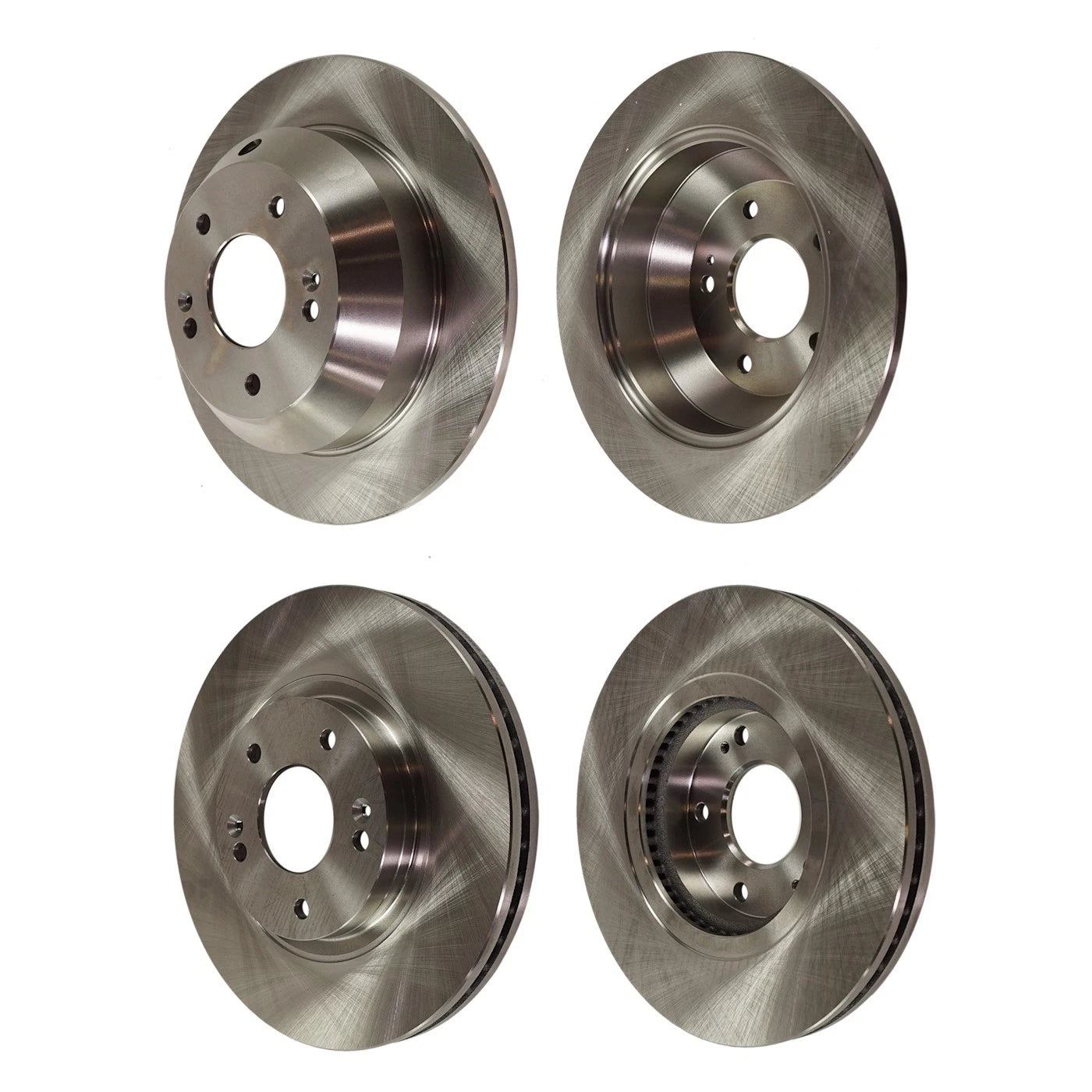 Front and Rear Disc Brake Rotors for Kia Sorento (2011–2014)