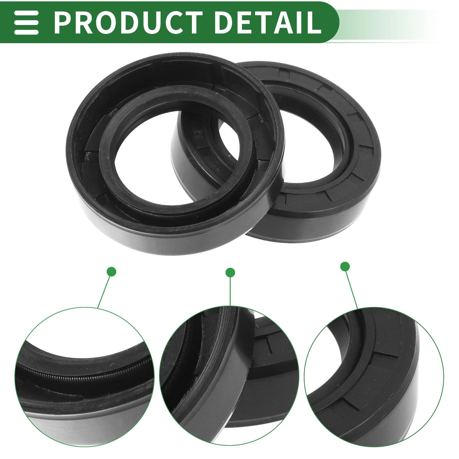 Set of 5 Oil Seal Rotary Shaft Seal NBR Rubber 32x52x12mm