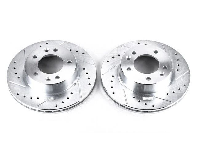 Front Brake Rotor Set for Mazda RX7 (1986–1991) QK621GV