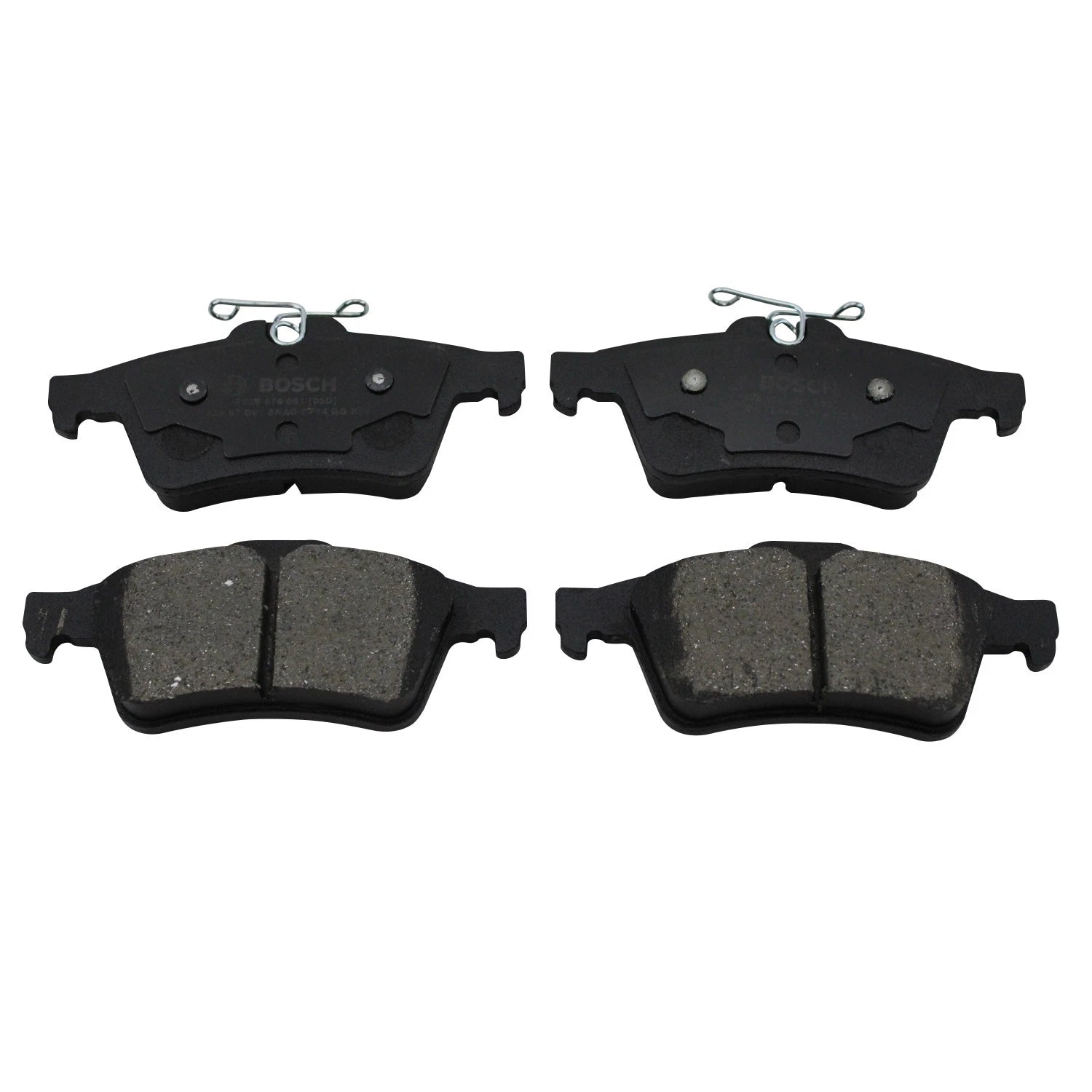 DuraGo Rear Rotors & Bosch QuietCast Brake Pads Kit for Mazda 3