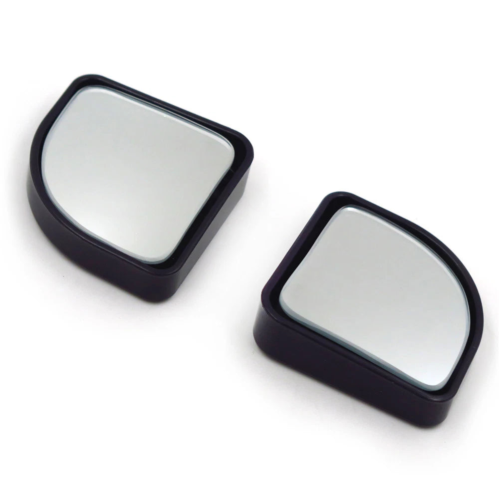 2X Convex Angle Stick-On Blind Spot Mirrors for Universal Fit