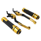 Folding Extendable Brake Clutch Lever Grip Set for Kawasaki Ninja ZX6