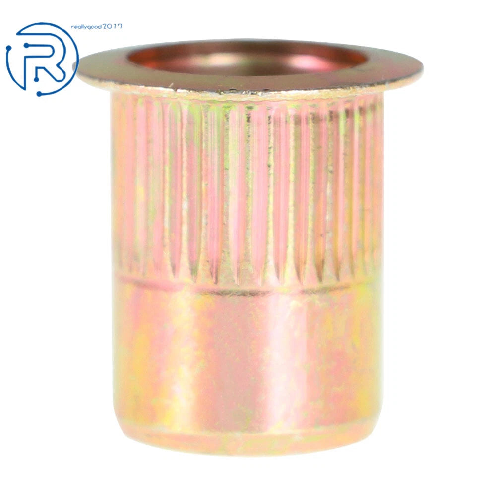 Set of 50 Flat Head Rivet Nuts for Automotive Applications